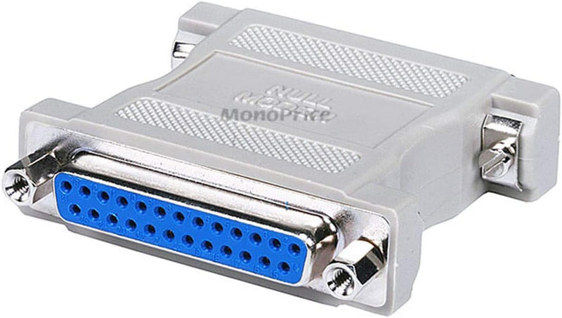 Monoprice 101139 DB25 M/F Null Modem Adapter — main product image