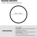 Neewer PG008 Follow Focus Gear Ring 81-83mm Lens
