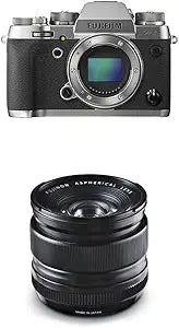 Fujifilm X-T2 Graphite Silver Mirrorless Camera w/ XF14mm Lens