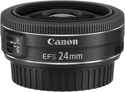 Canon EF-S2428STM 24mm f/2.8 STM Pancake Lens - Wide Angle, Compact