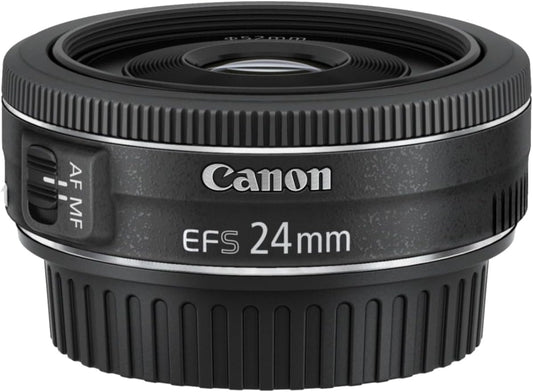 Canon EF-S2428STM 24mm f/2.8 STM Pancake Lens - Wide Angle, Compact