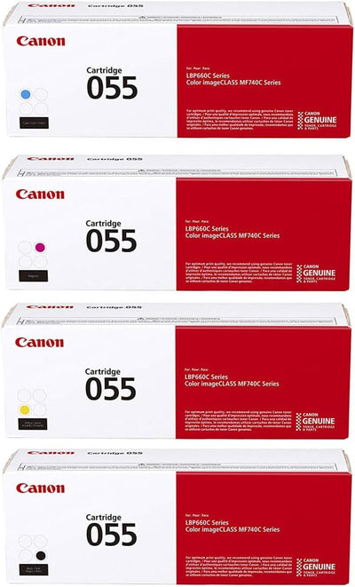 Canon CRG 055 Toner Set for MF743 & MF741 Printers