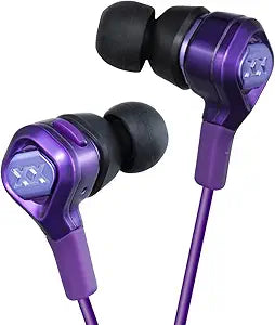 JVC HAFR100XV Elation XX Violet Earbuds — main product image