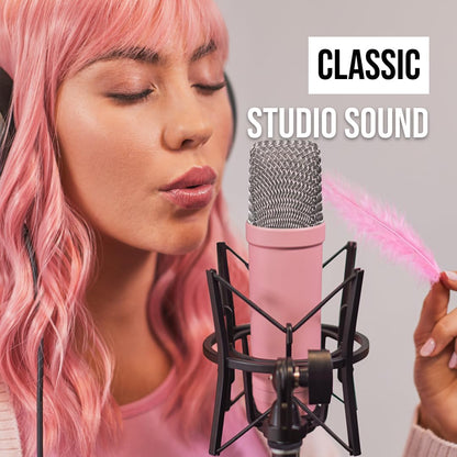 Rode NT1SIGNATUREPINK Condenser Microphone Vocal Recording Pink