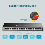 TP-Link TL-SG116P 16-Port Gigabit PoE+ Switch