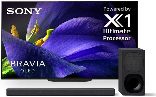 Sony XBR-77A9G 77" OLED 4K TV with HT-G700 Soundbar
