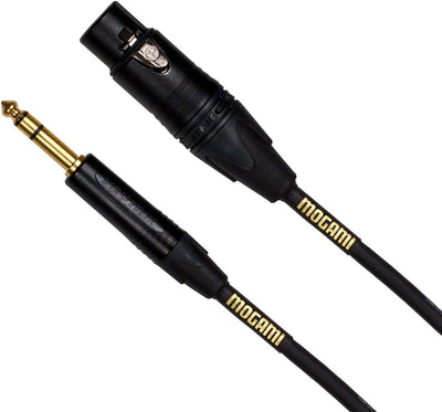 Mogami Gold TRS-XLRF 06 Balanced Quad Patch Cable 6ft