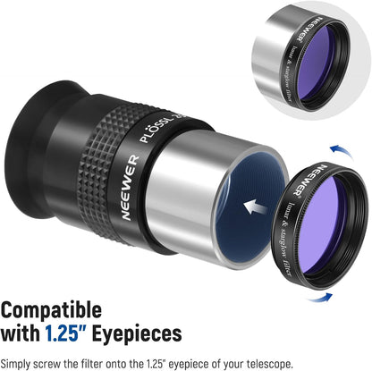 Neewer 10101342 1.25" Telescope Eyepiece Filter Set