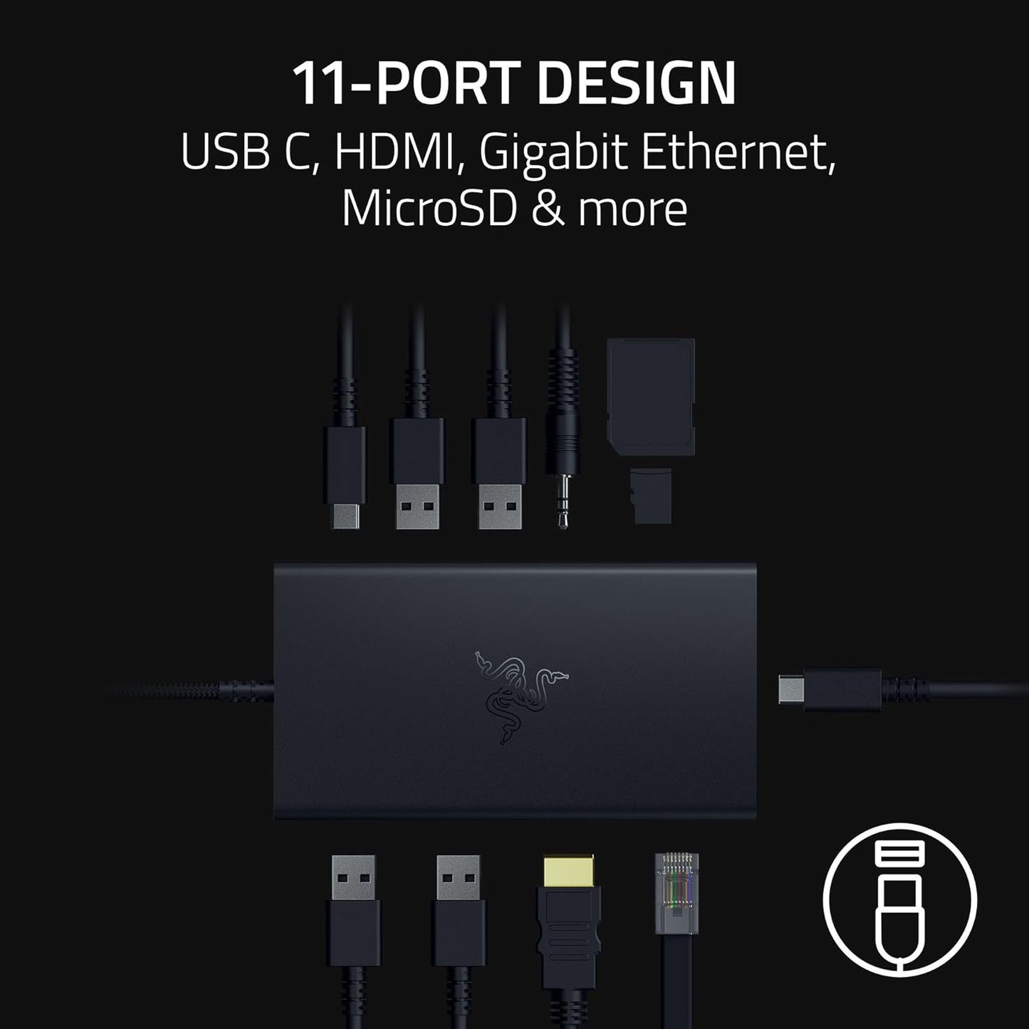 Razer RC21-02250100-R3U1 USB-C 11-Port Docking Station