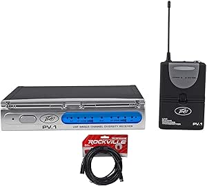 Peavey PV-1 U1 Wireless Guitar System with XLR Cable