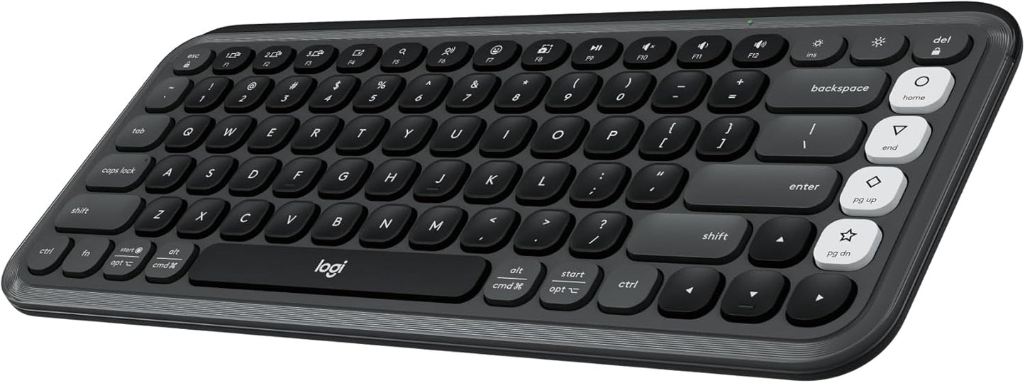 Logitech 920-013051 POP ICON Keys Bluetooth Wireless Keyboard Graphite