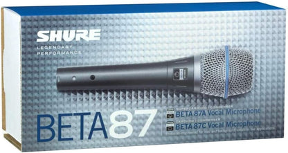Shure Beta87A Supercardioid Condenser Vocal Microphone
