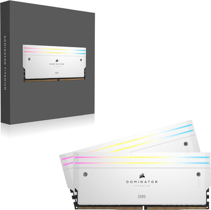 Corsair DOMINATOR TITANIUM 64GB DDR5 6600MHz RGB White