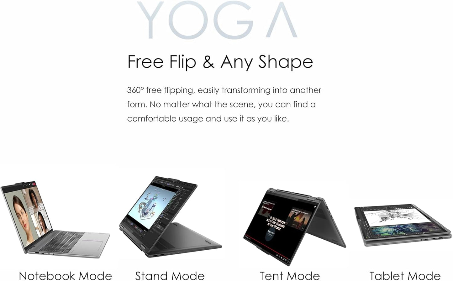 Lenovo i5 1335U Yoga 7i 2-in-1 Laptop 512GB