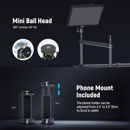 Neewer 10103702 Overhead Camera Mount Rig Desk Stand