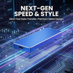 MENDED Portable SSD 1TB Slim Aluminum USB 3.0 External Drive