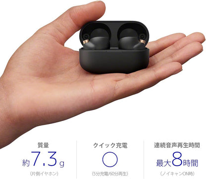 Sony WF1000XM4 Noise Cancelling Wireless Earbuds Black