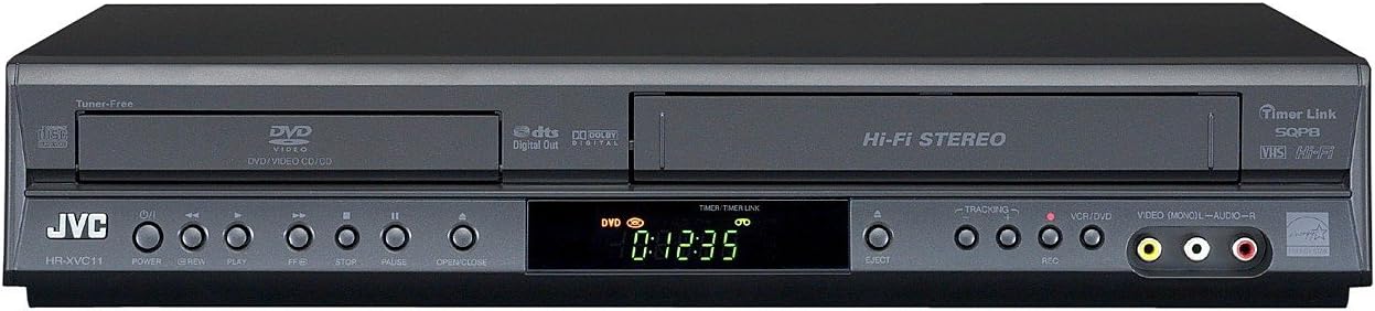 JVC HRXVC11B Progressive Scan DVD Player VCR Combo