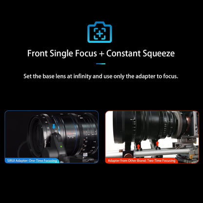 Sirui Full-frame Sony E-mount cameras Anamorphic Adapter