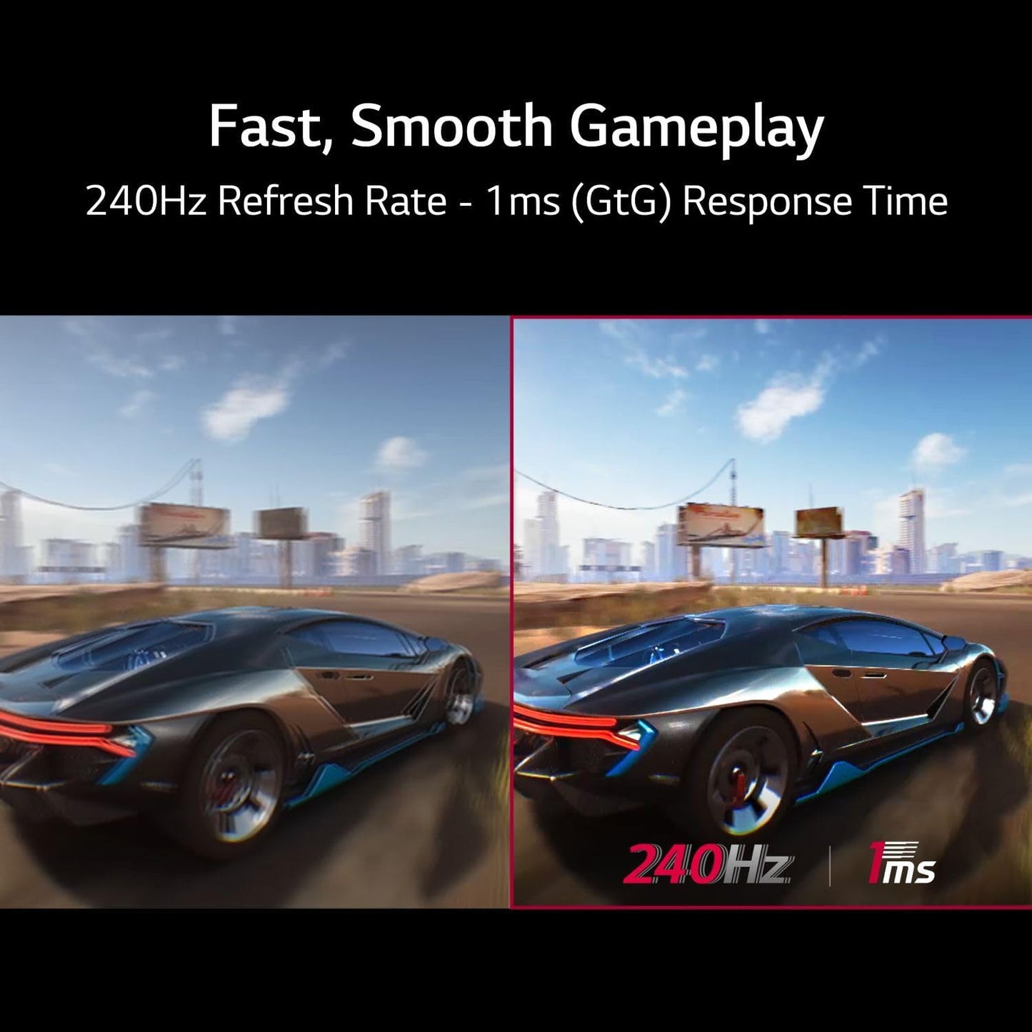 LG 49GR85DC-B.AUS 49" UltraGear 240Hz Curved Gaming Monitor