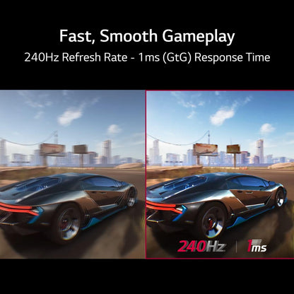 LG 49GR85DC-B.AUS 49" UltraGear 240Hz Curved Gaming Monitor