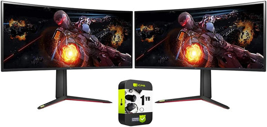 LG E2LG34GP950GB 34-Inch UltraGear QHD Curved Gaming Monitor 2-Pack