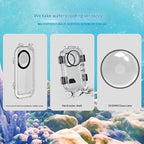 Coyktonty Insta360 X6 Waterproof Dive Housing Case
