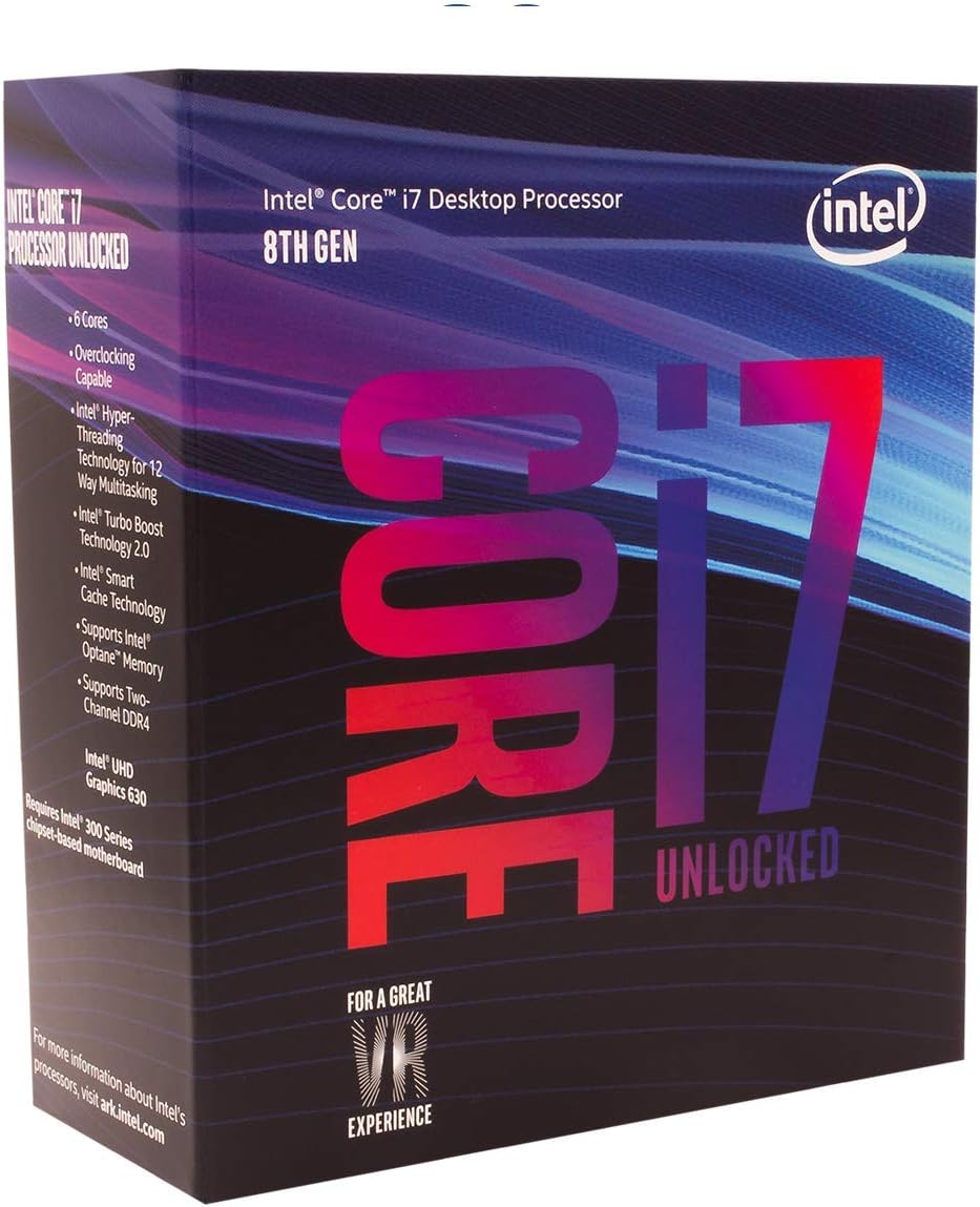 Intel BX80684I78700K Core i7-8700K Unlocked Processor