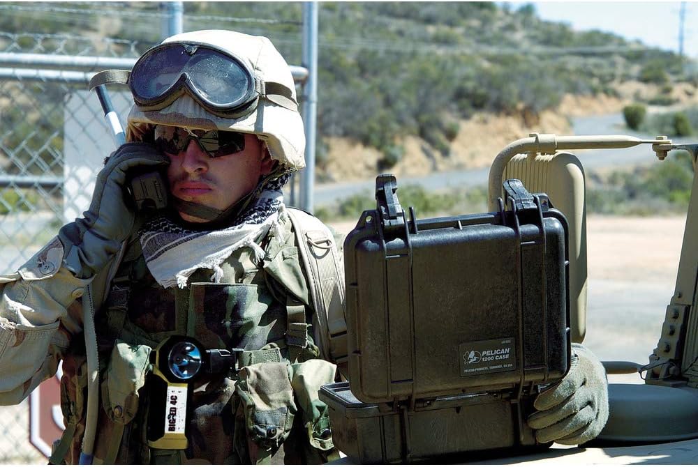 Pelican 1150-000-130 Case With Foam OD Green