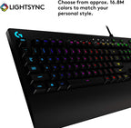 Logitech 920-008083 G213 Prodigy RGB Gaming Keyboard (Renewed)