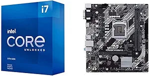 Intel i7-11700KF Desktop Processor ASUS H410M-E Motherboard — main product image