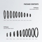 Neewer 90084559 20 Pcs Lens Filter Adapter Ring Kit