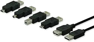 GE 33758 Universal USB 2.0 Adapter Kit 6ft — main product image