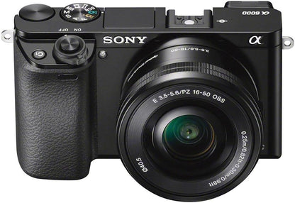 Sony ILCE6000L/B Alpha a6000 Mirrorless Camera with 16-50mm Lens
