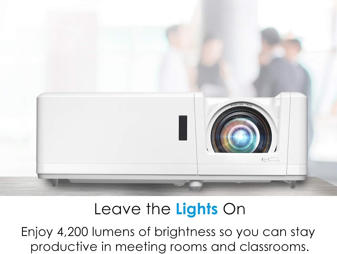 Optoma ZH406ST 4200 Lumens Short Throw Projector