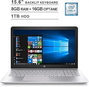 HP Pavilion 15.6 Inch HD i7-8550U Laptop (Renewed)
