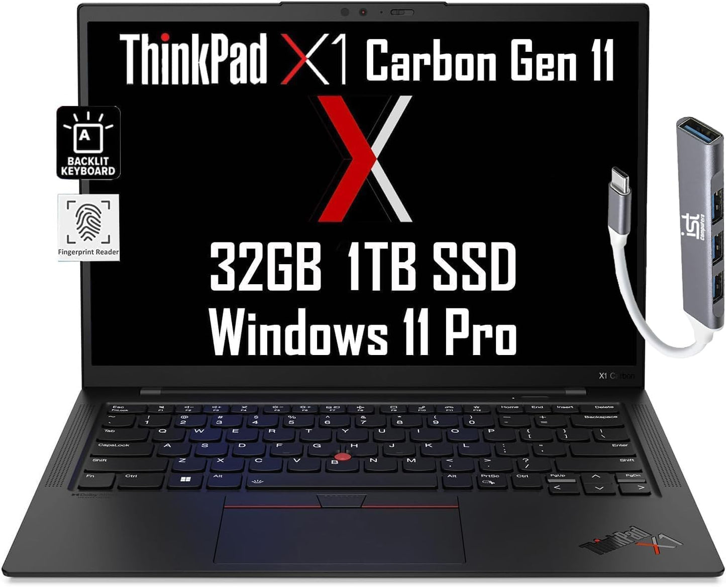 Lenovo ThinkPad X1 Carbon Gen 11 i7 Business Laptop