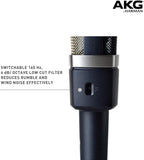 AKG C214-cr Large Diaphragm Condenser Microphone (Renewed)
