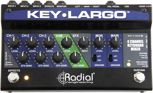 Radial Engineering FBA_R800 1427 00 Key Largo Keyboard Mixer