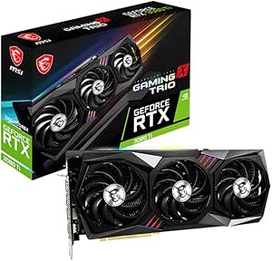 MSI V389-058R GeForce RTX 3080 Ti Gaming X Trio 12G Graphics Card