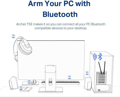 TP-Link Archer T5E AC1200 PCIe WiFi Adapter