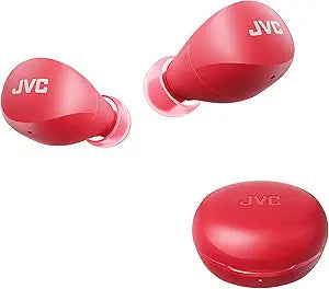 JVC HAA6TR Gumy Mini True Wireless Red Earbuds — main product image