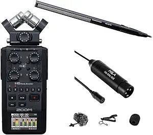 Sennheiser MKH-416 Shotgun Mic Zoom H6 Recorder Bundle