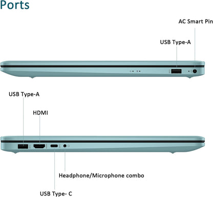 HP 17 Laptop - Intel Celeron, 16GB RAM, 1TB SSD - Renewed