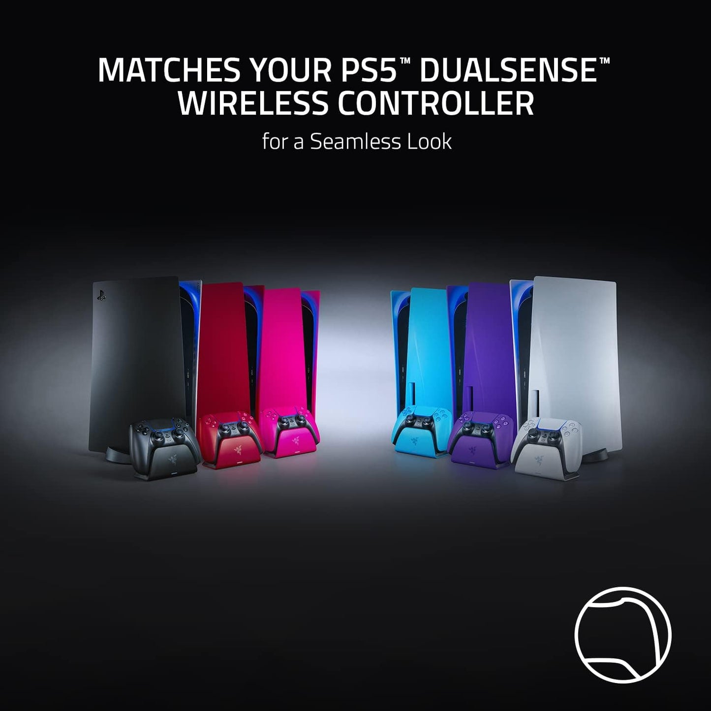Razer RC21-01900400-R3U1 PS5 Controller Charging Stand - Quick Charge, Blue