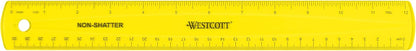 Westcott 14381 Shatterproof 12-Inch Ruler