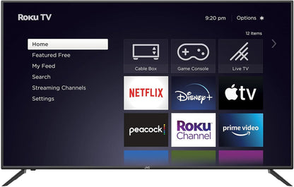 JVC LT-58MAW705 58-Inch 4K Roku Smart TV (Renewed)