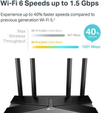TP-Link AX10 WiFi 6 AX1500 Smart Router (Renewed)