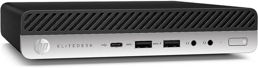 HP 800G4 EliteDesk Mini PC i5 16GB 256GB SSD Renewed