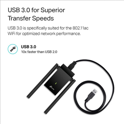 TP-Link Archer T4U Plus AC1300 USB WiFi Adapter